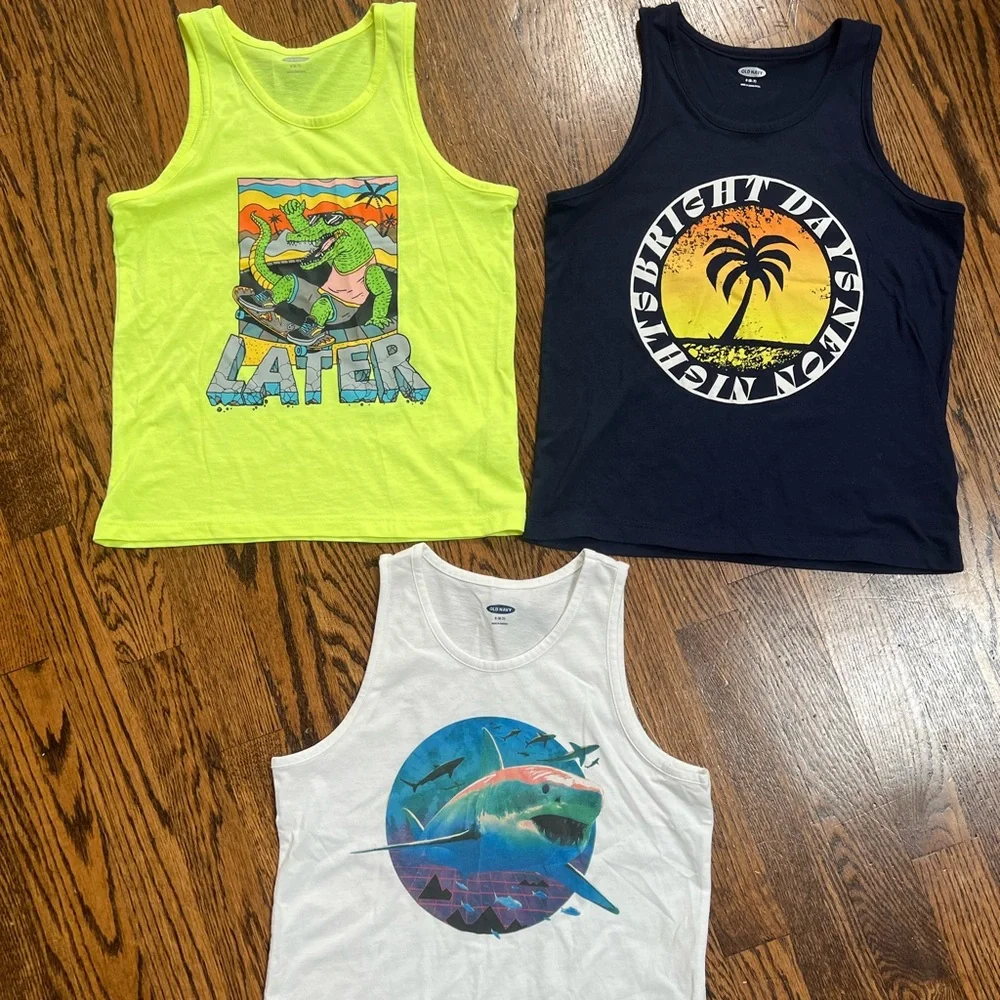 Lot of 3 boys tops by Old Navy sz S (6-7)